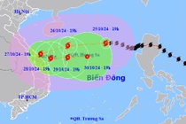 Bão Trà Mi khả năng ở ven bờ Trung Trung Bộ hơn 24h, đổi hướng 3 lần