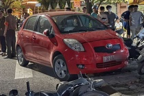 Tam dinh chi truong cong an xa lien quan den vu tai nan lien hoan hinh anh