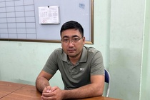 Bat khan cap nguoi dap nga nu tai xe xe om tren duong o Binh Duong hinh anh