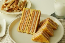 Cach lam sandwich gion rum cho bua sang hinh anh