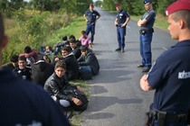 Hungary dua quan doi vao giai quyet van de nguoi ti nan hinh anh