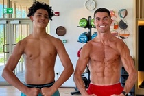 Chieu cao dang kinh ngac cua con trai Ronaldo hinh anh