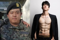 Nam nghệ sĩ Hàn Quốc giảm cân để có body 6 múi