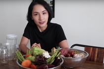 Giang Oi bay dan mang tan dung thuc an thua de tao 'man chan xanh' hinh anh