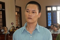 Bị cáo Lưu trước vành móng ngựa.