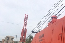 Hiện trường vụ tai nạn.