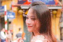 Nu sinh Bach Khoa hoc gioi, thich lam MC hinh anh