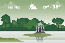 Thoi tiet ngay 17/5: Ha Noi nang nong 38 do C, Sai Gon mua rao hinh anh
