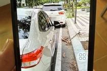 Do xe dung luat - 25 cm tu mep via he hay vach ke duong? hinh anh