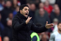 Phản ứng HLV Arteta khi Arsenal bị gỡ hòa sau khi dẫn 2 bàn