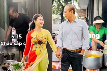 Ong chu Quy Nhon cung vo nhu 'cong chua', day phu vo nau chao tu 2h hinh anh