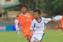 Doi bong que Van Toan thua SLNA o ban ket giai U13 toan quoc hinh anh