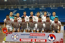 Tuyển futsal Việt Nam thua Paraguay trước khi sang Argentina