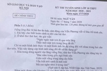De Ngu van tuyen sinh lop 10 anh 1