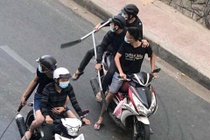 Cả trăm giang hồ mang hung khí gây náo loạn quán nhậu ở TP.HCM