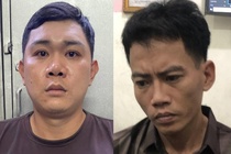 Hai nguoi trom tai san bi bat vi chiec vi danh roi tai hien truong hinh anh