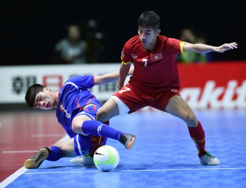 Futsal Viet Nam muon thang Tajikistan, om mong du World Cup hinh anh
