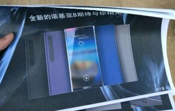 Nokia 8 giong dien thoai Lumia, co cam bien mong mat hinh anh