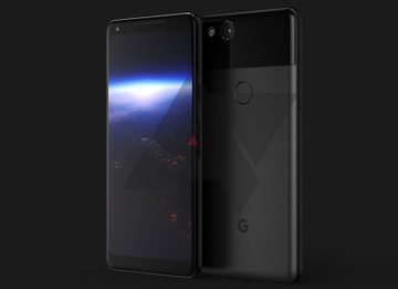 Lo anh Google Pixel XL 2017 thiet ke khong vien hinh anh