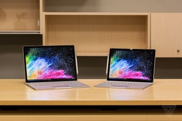 Microsoft Surface Book 2 ra mat: Cau hinh manh, gia sieu dat hinh anh