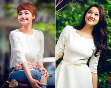 Ve dep 'trang hong tinh khiet' cua Bao Anh, Miu Le, Diem My hinh anh