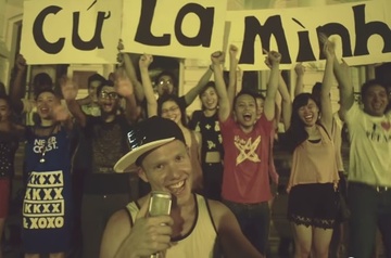 Clip cover ban rap Cu la minh cua chang Tay hinh anh