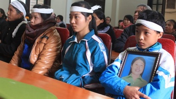 Dam chet vo trong ngay cuoi con gai, lanh an chung than hinh anh