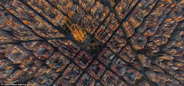 Thành phố Barcelona ở Tây Ban Nha.