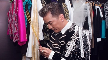 Mr. Dam lap ban tho NS Thanh Nga, Phuc Dien o hau truong hinh anh