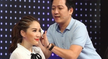 Truong Giang lao len san khau om cham Bao Thy hinh anh