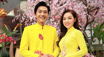 Linh Phi khong ghen khi ong xa Quang Tuan dien cung gai dep hinh anh