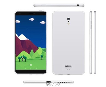 Nokia C1 chay Android ro ri anh thuc te dau tien hinh anh