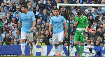 Chum anh Man City guc nga ngay tai thanh dia Etihad hinh anh