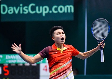 DT Viet Nam thang hang, Davis Cup nhom III thanh cong ruc ro hinh anh