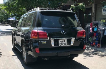 Lexus bien 6666 tong chet 4 nguoi dung ten cong ty Phuong Trang hinh anh