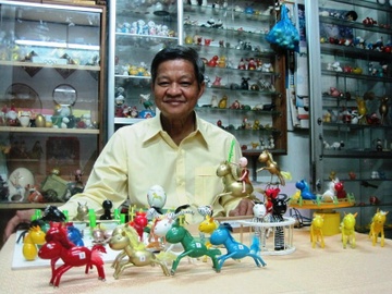 Nghe nhan Sai Gon tao hinh ngua bang vo trung hinh anh