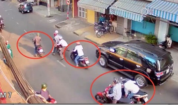 Bang nhom dan canh danh nguoi di duong o Sai Gon de cuop hinh anh