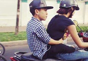 Khoanh khac doc, dep ve tinh dua lech chu lun va nguoi mau hinh anh