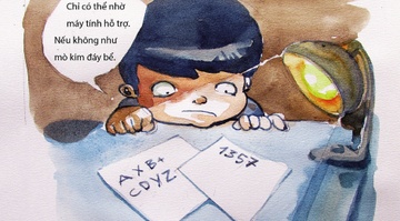 Tranh vui: Duong di cua bai toan lop 3 thach thuc tien si hinh anh