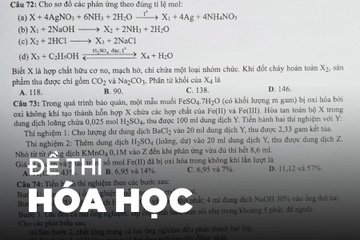 De thi mon Hoa hoc THPT quoc gia 2019 hinh anh