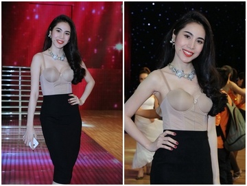 Thuy Tien lot nhom mac xau vi trang phuc giong noi y hinh anh
