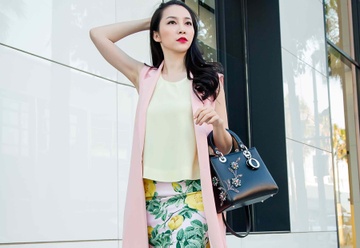 Linh Nga mac thanh lich tan bo tren duong pho My hinh anh