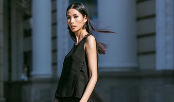 Hoang Thuy gioi thieu 9 set do nang dong cuoi tuan hinh anh