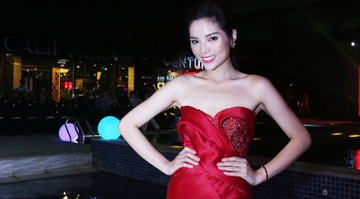 Hoa hau Ky Duyen dien dam sexy du tiec hinh anh