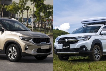 Xe gam cao 600 trieu dong, chon Kia Sonet hay Suzuki XL7? hinh anh