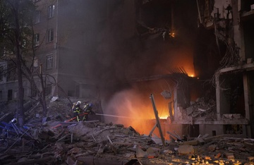Kyiv trung ten lua giua luc tong thu ky Lien Hop Quoc tham Ukraine hinh anh