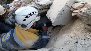 Tieng keu cuu tat dan sau tran dong dat o Tho Nhi Ky, Syria hinh anh