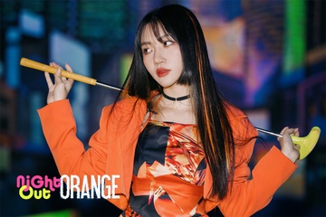 Di choi golf dem voi Orange hinh anh