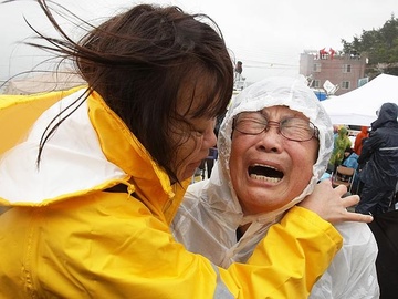 Nhung hinh anh khong the quen trong tham kich tau Sewol hinh anh