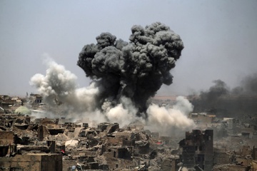 9 thang chien su quyet liet voi IS tai Mosul hinh anh